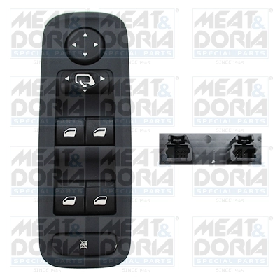Switch, window regulator